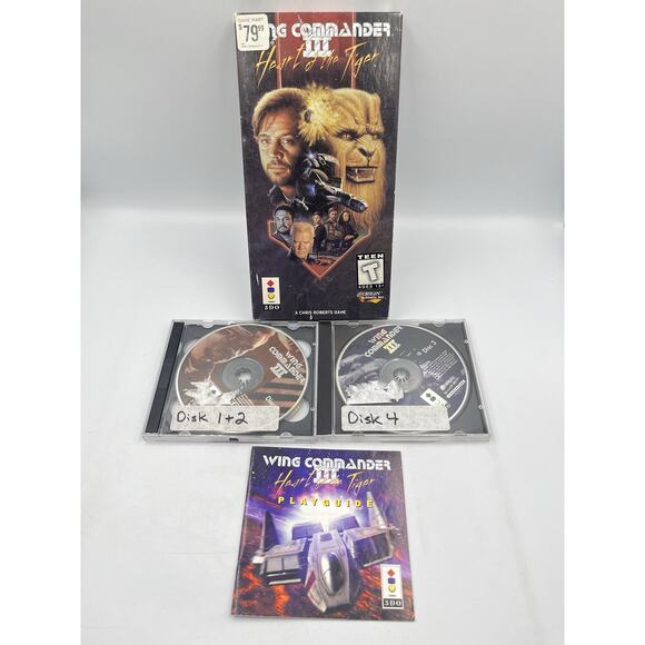3DO Wing Commander 3 Heart Of The Tiger / Complete / Tested - Picture 1 of 16